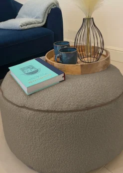 rucomfy Snug Drum Pouffe Mushroom Beanbag