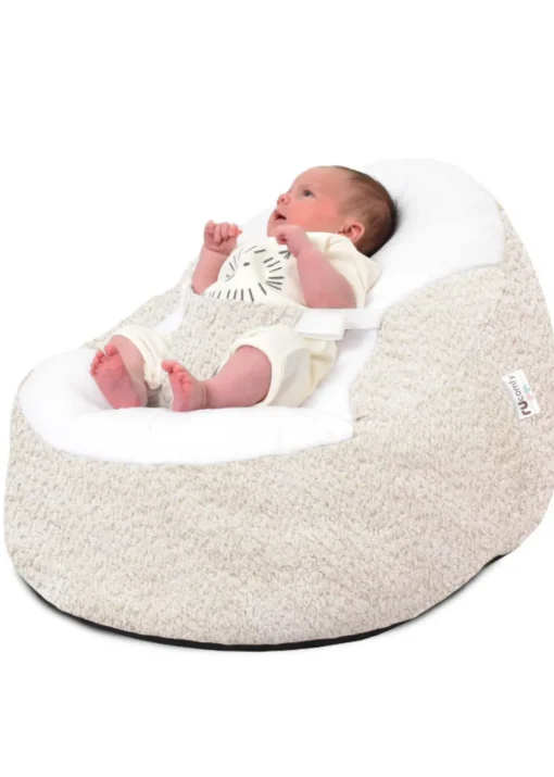 rucomfy Snug Gaga Natural Baby Beanbag