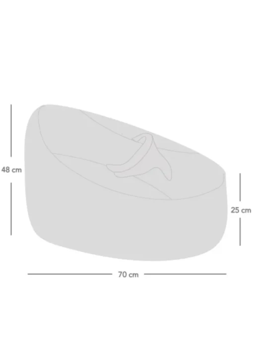 rucomfy Snug Gaga Natural Baby Beanbag