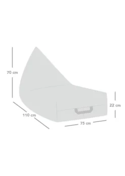 rucomfy Snug Humbug Natural Beanbag