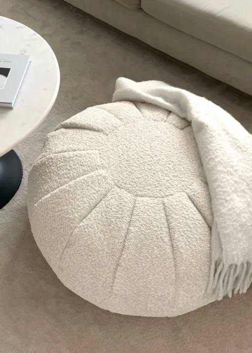 rucomfy Snug Pouffe Natural Beanbag