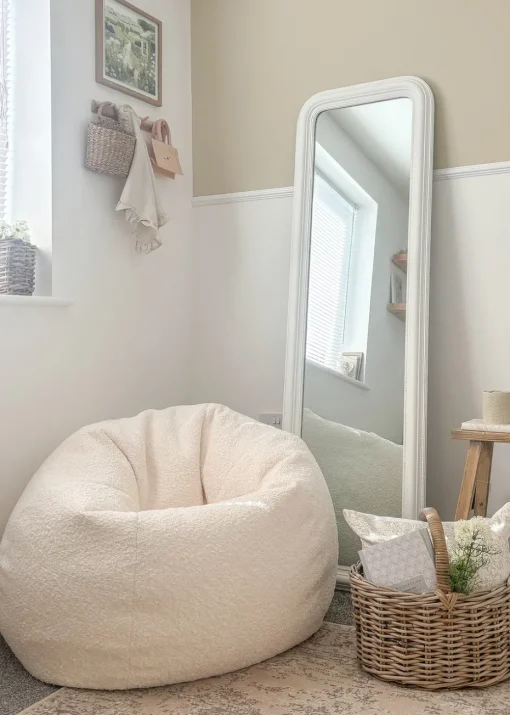 rucomfy Snug Slouchbag Natural Beanbag