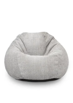 rucomfy Waffle Kids Slouchbag Platinum Grey Beanbag