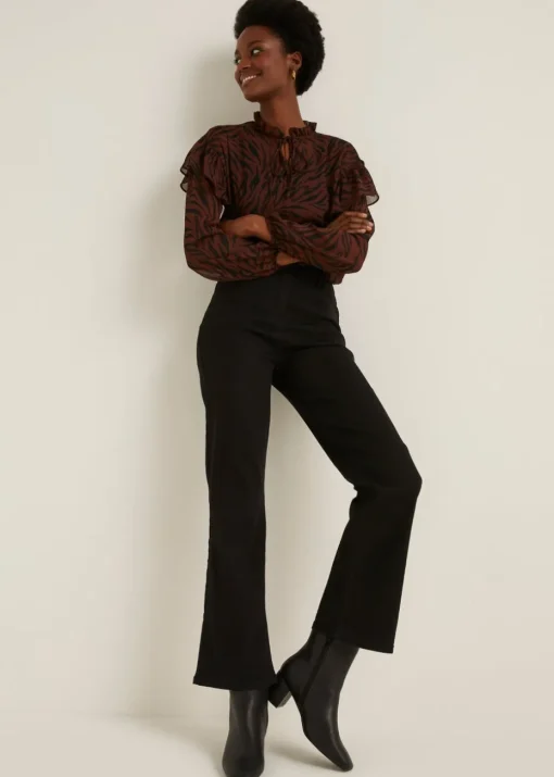 Sadie Black Bootcut Jeans