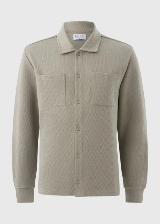 Sage Smart Textured Co Ord Overshirt