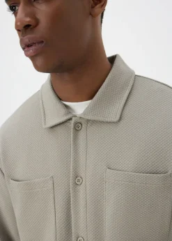Sage Smart Textured Co Ord Overshirt