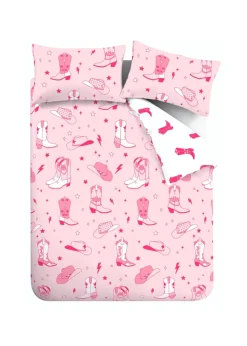 Sassy B Cowgirl Boot Reversible Duvet Cover Set