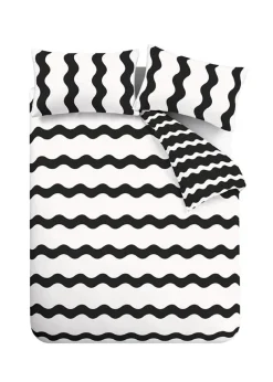 Sassy B Waves Reversible Duvet Cover Set