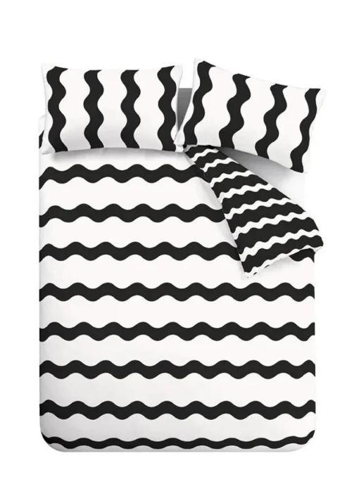 Sassy B Waves Reversible Duvet Cover Set