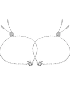 Say It With Silver Children's Bear Friendship Bracelets