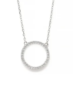 Say It With Silver Circle of Life Necklace