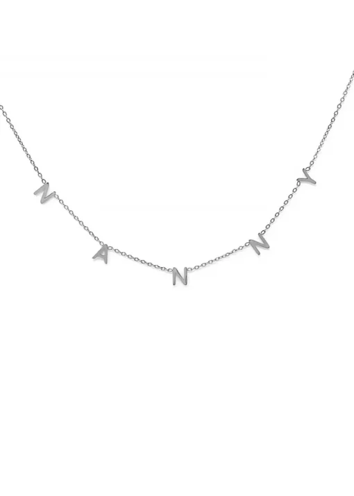 Say It With Silver Nanny Necklace