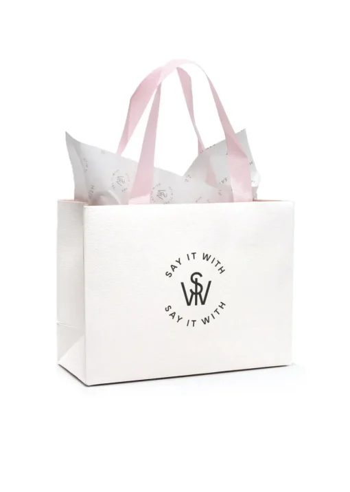 Say It With White Gift Bag
