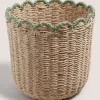 Scallop Edge Storage Basket