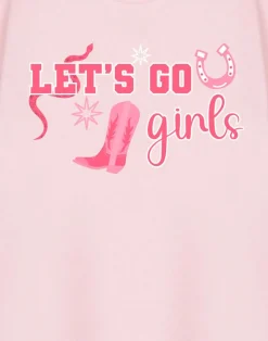 Show Me The Merch Let's Go Girls Pink T Shirt