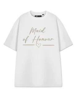Show Me The Merch Maid Of Honour White T Shirt