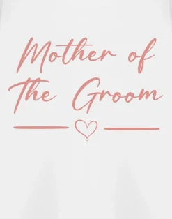 Show Me The Merch Mother Of The Groom White T Shirt