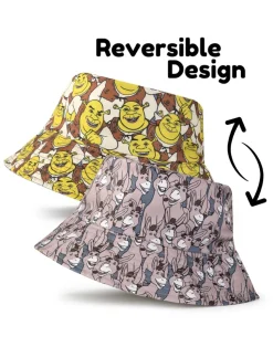 Shrek Reversible Donkey & Shrek Print Bucket Hat
