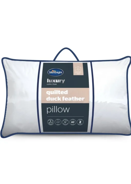 Silentnight Quilted Feather Pillow