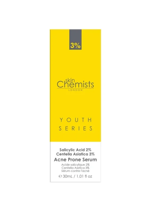 SkinChemists Acne Prone Serum Salicylic Acid, Centella Asistica (30ml)
