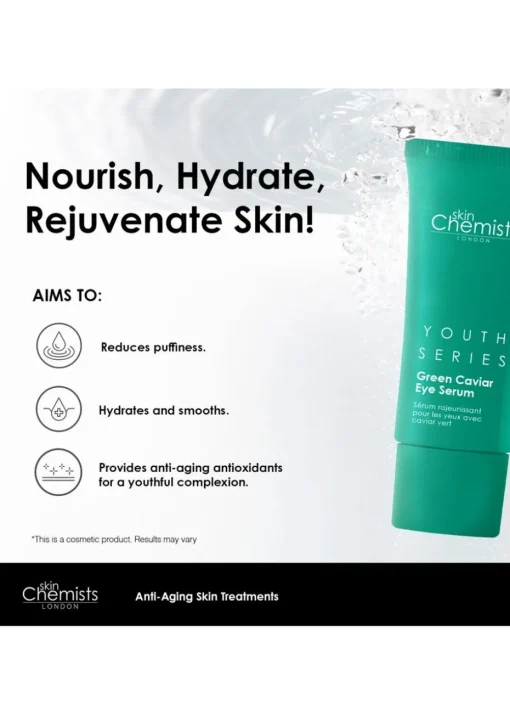 SkinChemists Green Caviar Eye Serum (15ml)