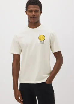 Smiley Ecru T-Shirt