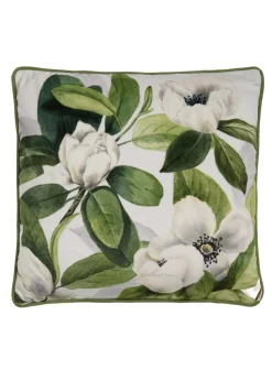 Soiree Alaya Blue Velvet Filled Cushion (43cm x 43cm)