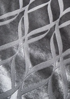 Soiree Belfort Velvet Grey Duvet Cover Set