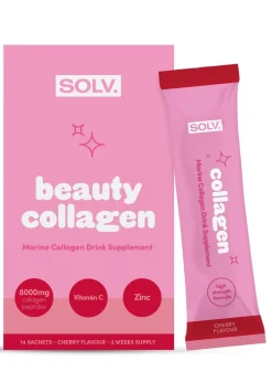 SOLV Cherry Liquid Collagen Sachet 16ml (14 Pack)