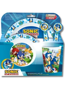Sonic Blue Dinner Set 6pcs