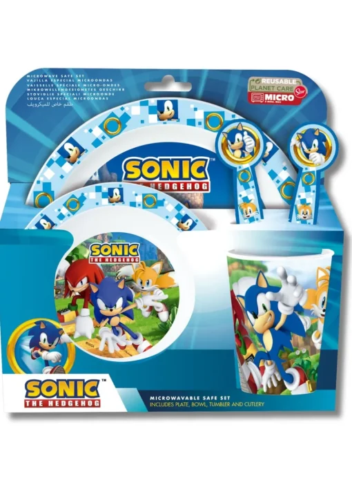 Sonic Blue Dinner Set 6pcs
