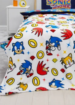 Sonic Multi Colour Liquid Rotary Fleece Throw