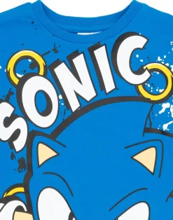 Sonic The Hedgehog Boys Multicoloured Character 2 Pack T-Shirts (4 - 12 Years)