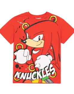 Sonic The Hedgehog Boys Multicoloured Character 2 Pack T-Shirts (4 - 12 Years)