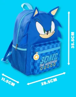 Sonic the Hedgehog 3D Kids Blue Backpack