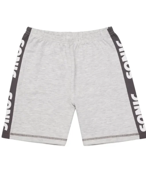 Sonic The Hedgehog Grey Kids Shortie Pyjamas (4-12 Years)