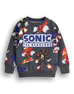 Sonic the Hedgehog Kids Sweatshirt & Shorts Set (3-10 Years)