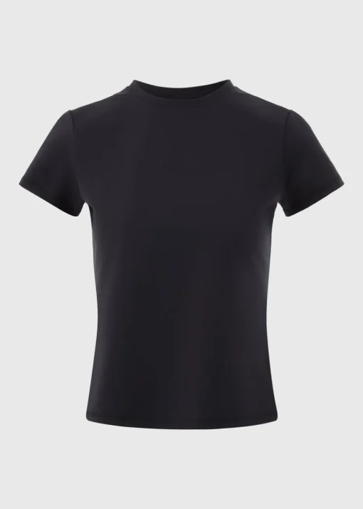 Souluxe Black Fitted Short Sleeve T-Shirt