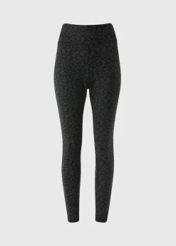 Souluxe Black Leopard Print Leggings
