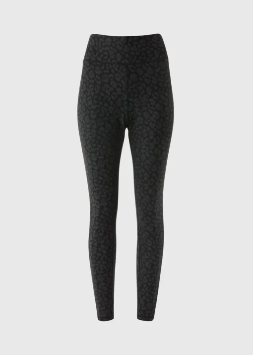 Souluxe Black Leopard Print Leggings