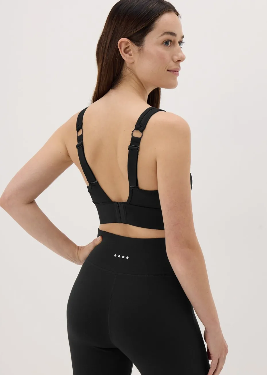 Souluxe Black Racer Back Sports Bra