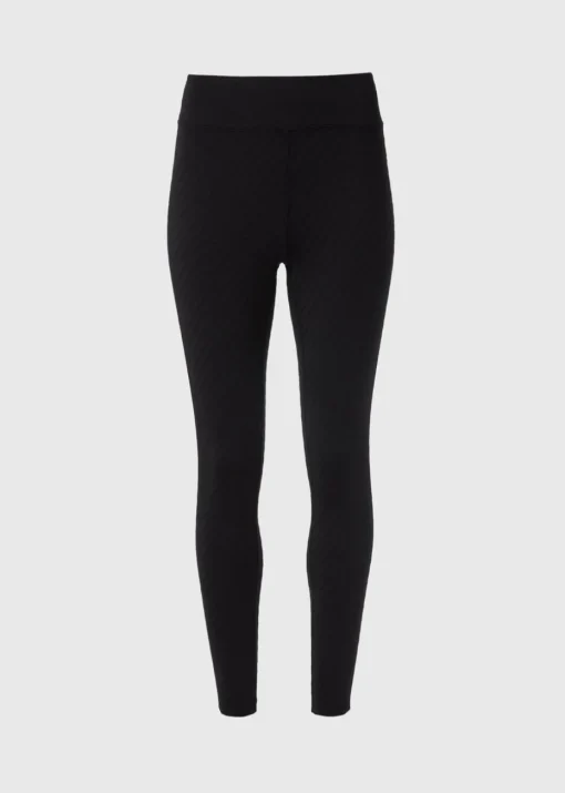 Souluxe Black Textured Leggings
