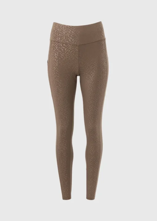 Souluxe Brown Animal Print Leggings