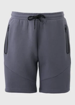 Souluxe Grey Panel Jogger Shorts
