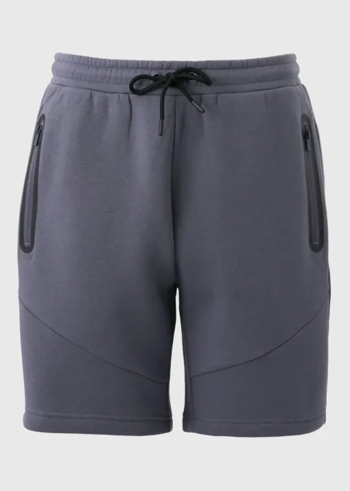 Souluxe Grey Panel Jogger Shorts