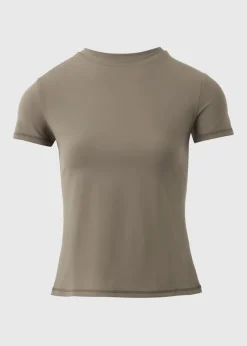 Souluxe Mocha Fitted T-Shirt
