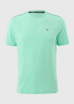 Souluxe Turquoise Jacquard T-Shirt