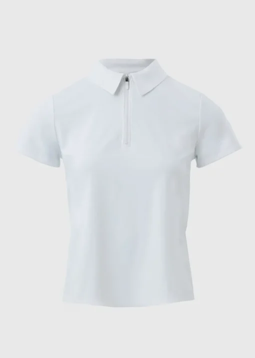 Souluxe White Tennis Polo T-Shirt