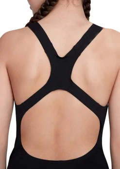 Speedo Kids Black Medalist One Piece Swimsuit (5-14yrs)