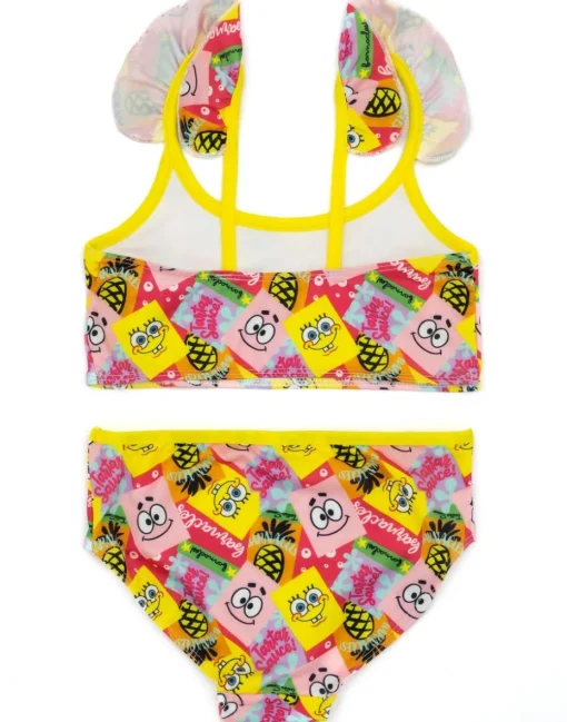 SpongeBob Characters Kids Pink 2 Piece Swim Set (2-12 Years)